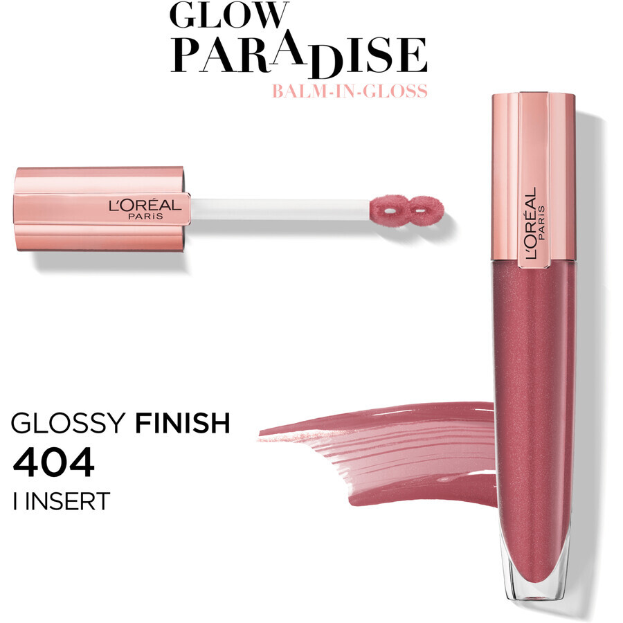 L'Oréal Paris Glow Paradise Balm in Glanz 404 I Lippenstift einlegen 7 ml