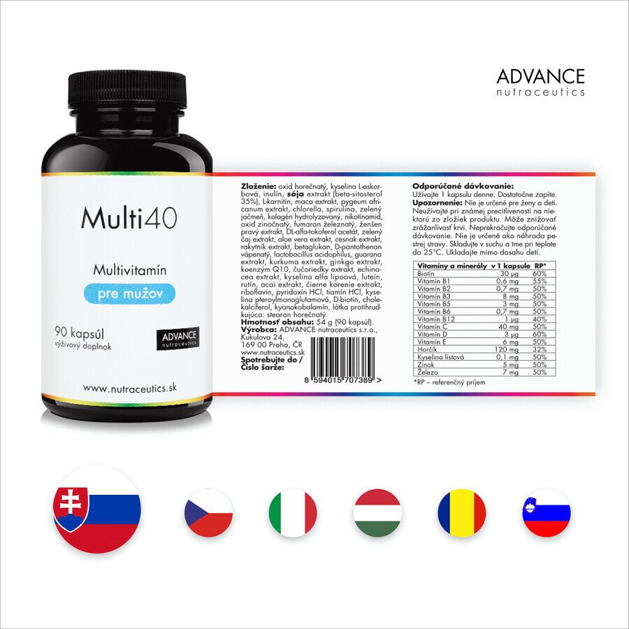 Advance Multi40 per uomo 90 capsule