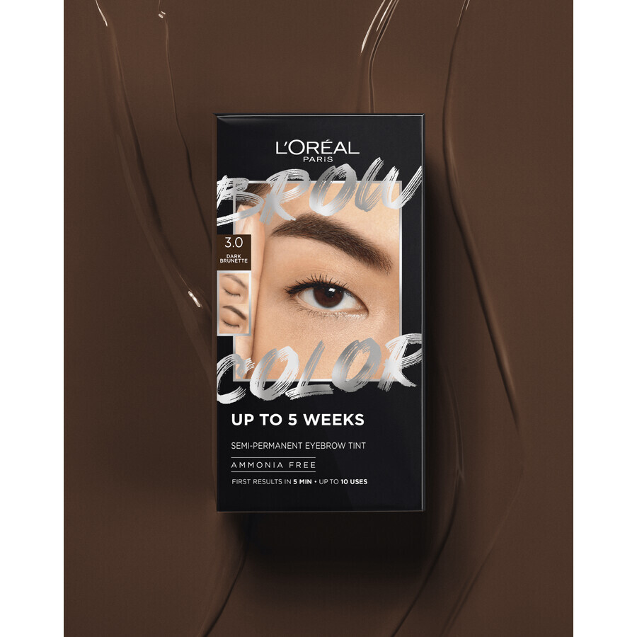 L'Oréal Paris Brow Color 3.0 Dark Brunet couleur de sourcils semi-permanente