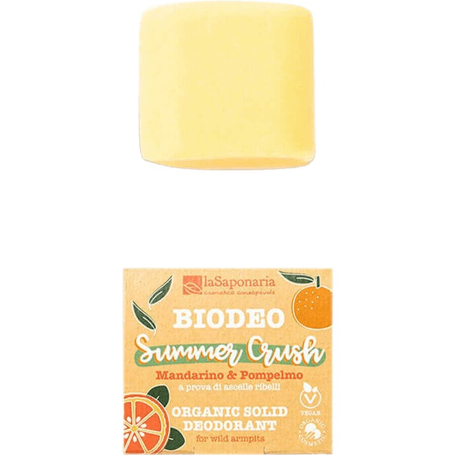 Deodorante solido biologico LaSaponaria Summer Crush 40 g