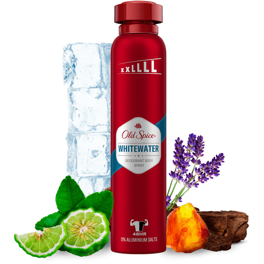 Old Spice Whitewater deo spray XXL con sabor fresco 250 ml