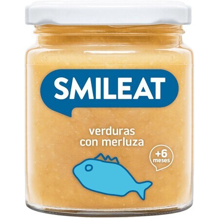 Smileat Verduras ecológicas con lucio de mar 230 g