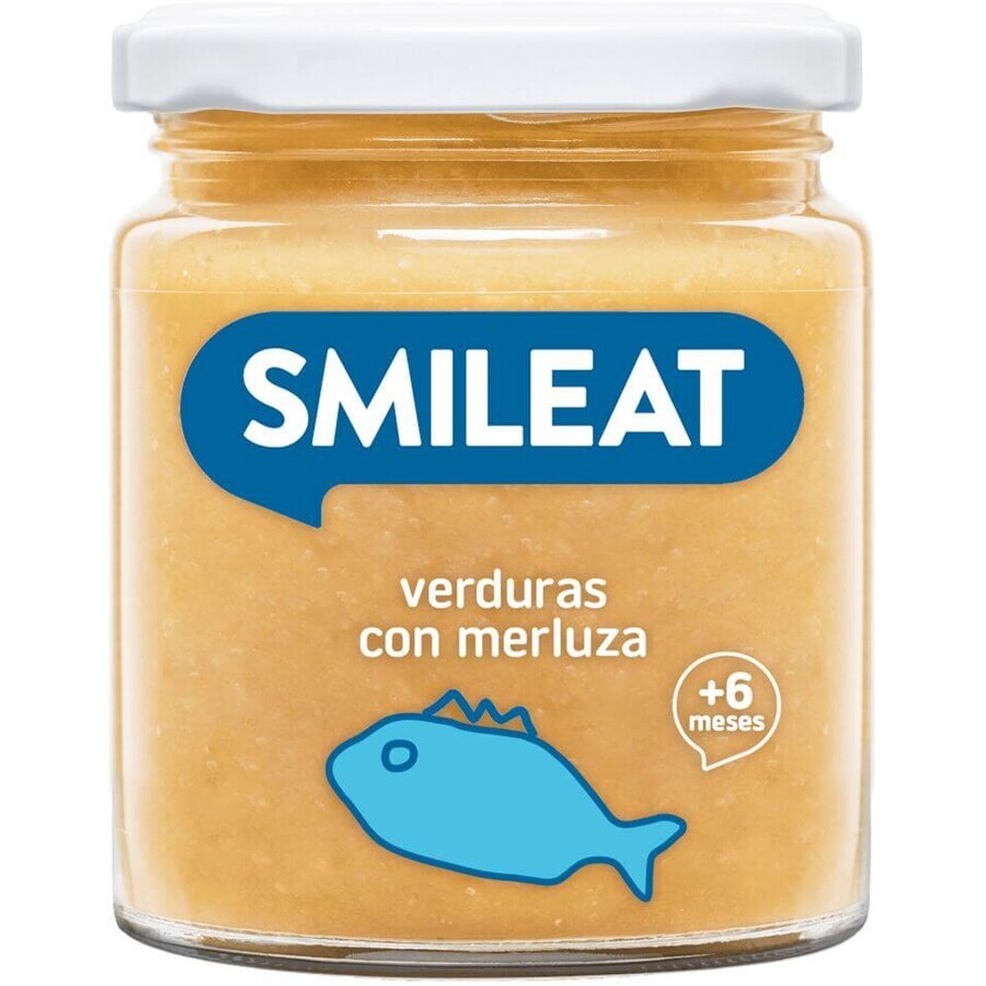 Smileat Verduras ecológicas con lucio de mar 230 g