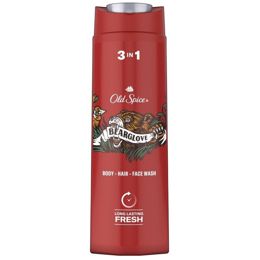 Old Spice Bearglove Gel de duș și șampon pentru bărbați 400 ml