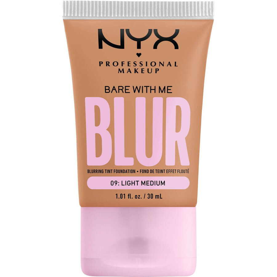 NYX Professionele Make-up Bare With Me Blur Tint 09 Licht Medium make-up 30 ml