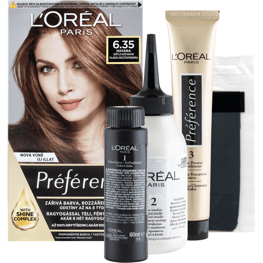 L'Oréal Paris Coloración Récital Preference 6.35/A3 Habana