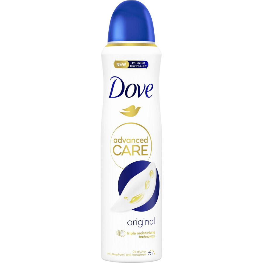 Dove Advanced care original spray anti-transpirant 150 ml