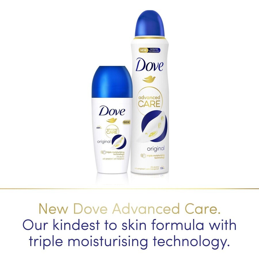 Dove Advanced care original spray anti-transpirant 150 ml