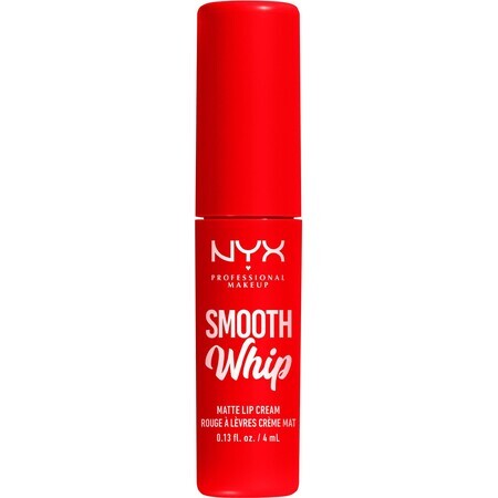 NYX Professional Makeup Smooth Whip Matte Lip Cream 12 Zuckerguss auf mattem flüssigem Lippenstift, 4 ml