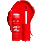 NYX Professional Makeup Smooth Whip Matte Lip Cream 12 Zuckerguss auf mattem flüssigem Lippenstift, 4 ml