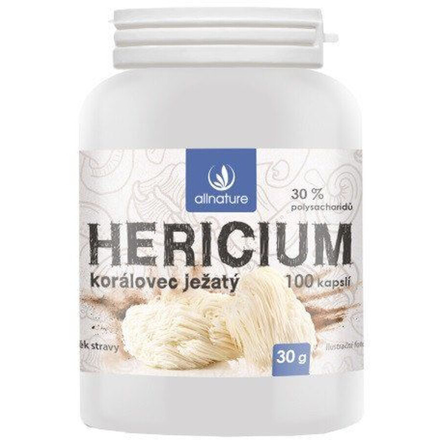 Allnature Hericium Koraal Egel 100 capsules