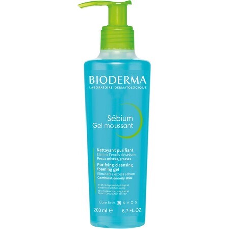 Bioderma Sébium Gel espumoso limpiador para pieles mixtas y grasas 200 ml