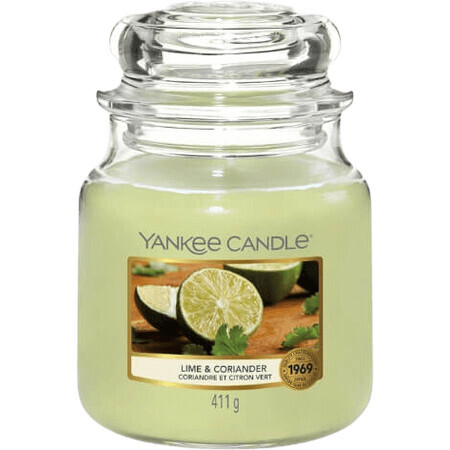 Yankee Candle Classic Aromatic Candle Classic Medium Lime & Coriander 411 g