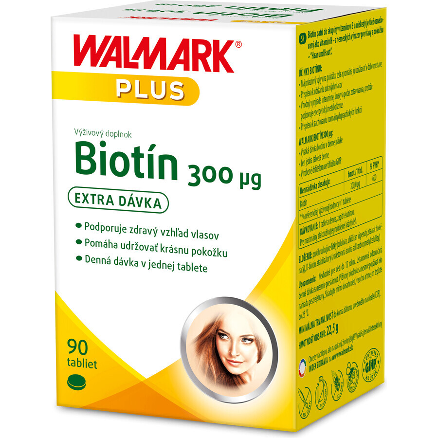 Walmark Biotin 300 µg 90 tablets