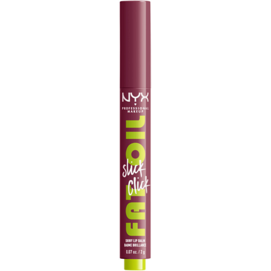 NYX Professionelles Makeup Professionelles Fett Öl Slick Click Getönter Lippenbalsam 09 Thats Major 2 g