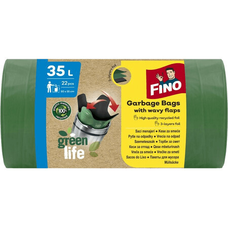 Fino Green Life Sacco per rifiuti 22 x 35 l