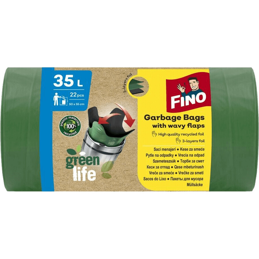 Fino Green Life Sacco per rifiuti 22 x 35 l