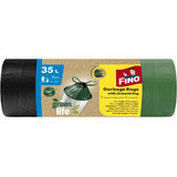 Sacchetti per rifiuti Fino Green Life in PE riciclato 15 x 35 l