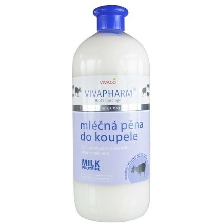 Vivapharm Hydraterend badschuim met geitenmelk 1000 ml