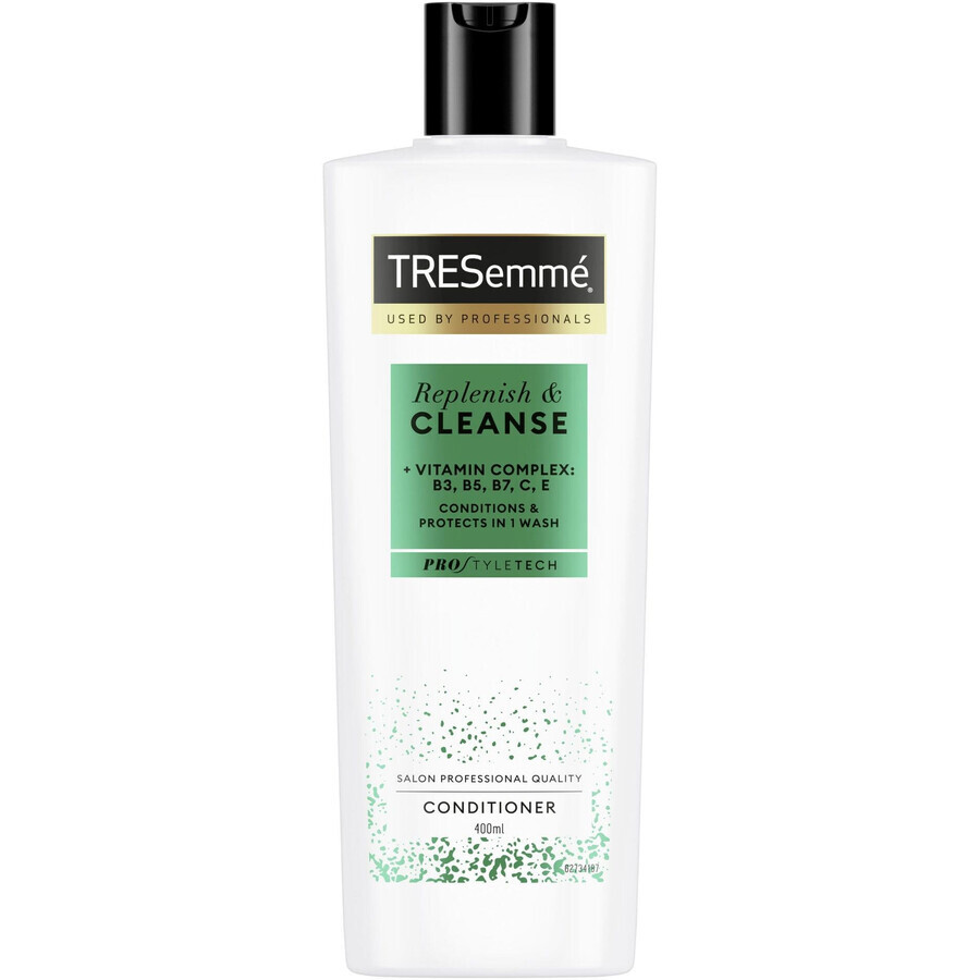 TreSemmé Replenish & Cleanse Balsamo vitaminico per capelli grassi 400 ml