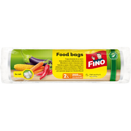 Fino Food pouches on roll 2L, 6 μm, 250 pcs