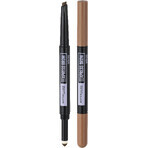 Maybelline New York NY Express Brow Satin Duo 01 Matita e polvere per sopracciglia biondo scuro