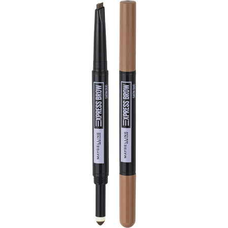 Maybelline New York NY Express Brow Satin Duo 01 Matita e polvere per sopracciglia biondo scuro