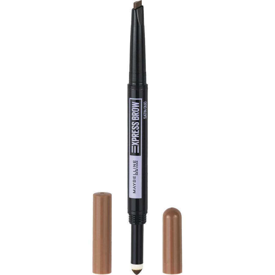 Maybelline New York NY Express Brow Satin Duo 01 Matita e polvere per sopracciglia biondo scuro