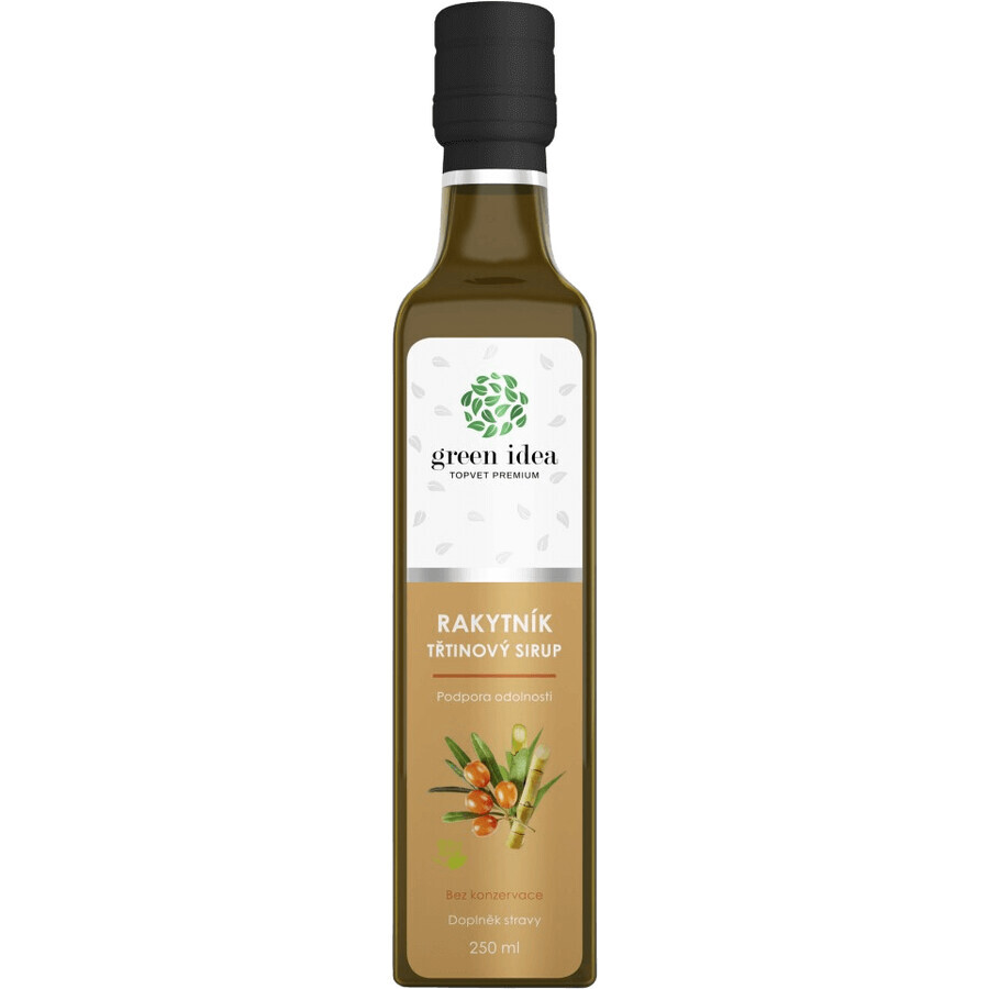 Topvet Premium Verde Idea Sciroppo di olivello spinoso in vetro 250 ml