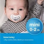 LOVI Mini chupete de silicona con etiqueta mini Dynamic WILD SOUL, para niños, 0-2m, 2 uds.