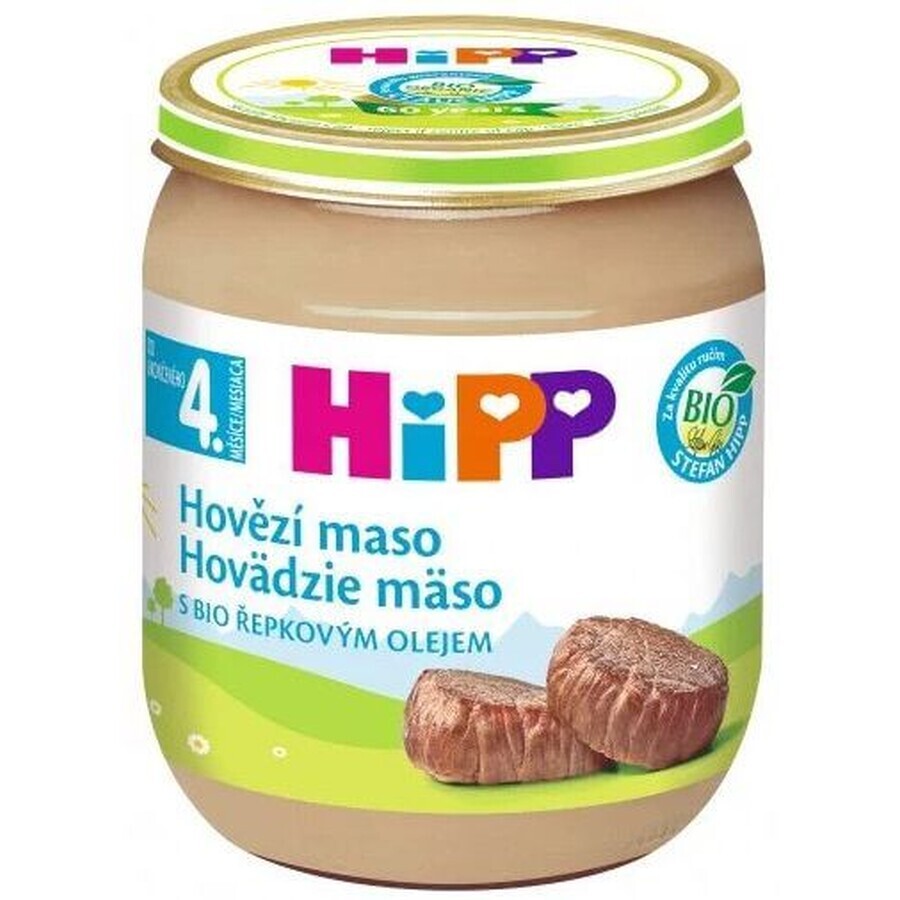 HiPP Piure de vită bio 125 g