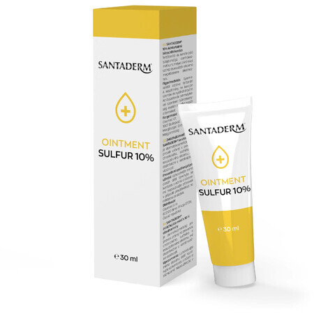 Santaderm Sulfur 10% Pomata emolliente allo zolfo 30 ml