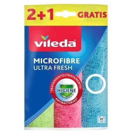 Vileda Ultra Fresh Mikro-Handtücher 2+1St.