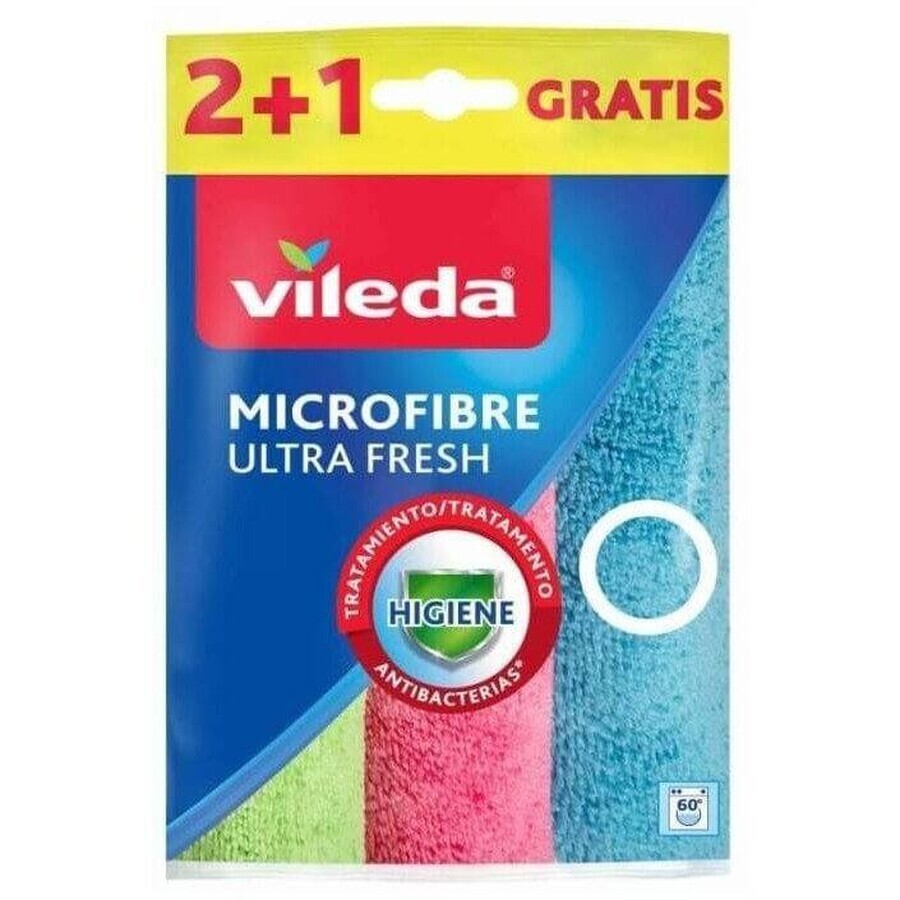 Vileda Ultra Fresh Mikro-Handtücher 2+1St.