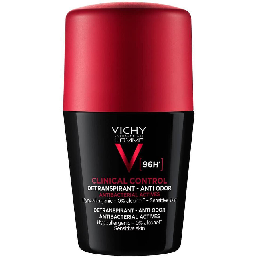 Vichy Homme 96H Antitranspirante Antiolor 50 ml