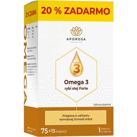 Aporosa Omega 3 Olio di pesce Forte 700 mg 90 capsule