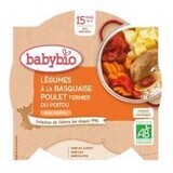 Babybio vegetable menu with Basque chicken and rice 260 g