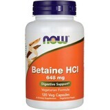 Now Foods NOW Foods NOW Betaina HCL 648 mg Pepsina 150 mg 120 capsule