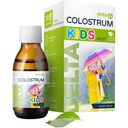 Sciroppo Colostrum Kids 100% Naturale, dai 6 mesi, 125 ml, Delta