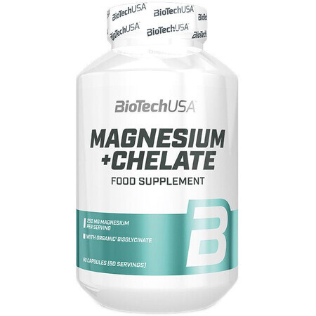 BiotechUSA MAGNESIUM + CHELATE 60 capsules