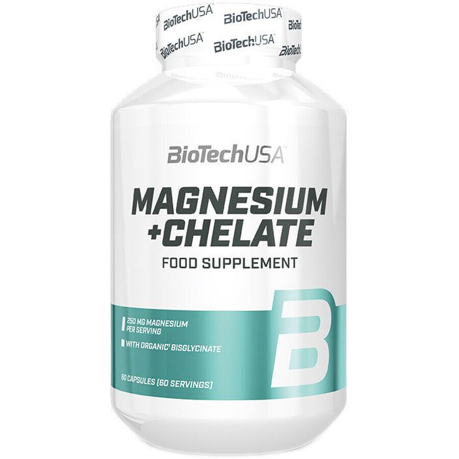 BiotechUSA MAGNESIUM + CHELATE 60 capsules