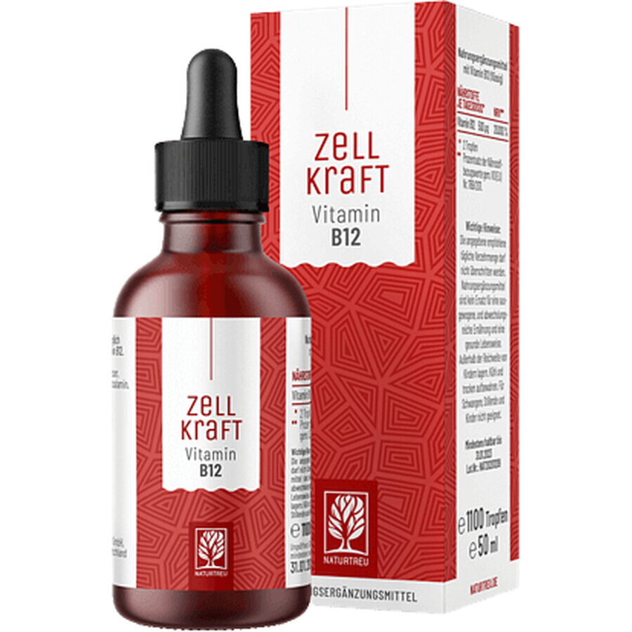 Naturtreu Cell Strength - Vitamina B12 250 µg gocce 50 ml