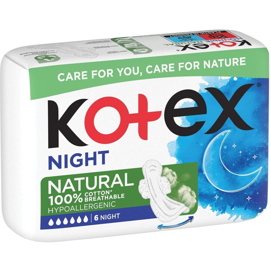 Kotex Natural Night 6 buc