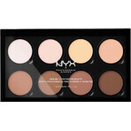 NYX Professional Makeup Highlight & Contour Pro Palette, Contour Palette 21,6 g