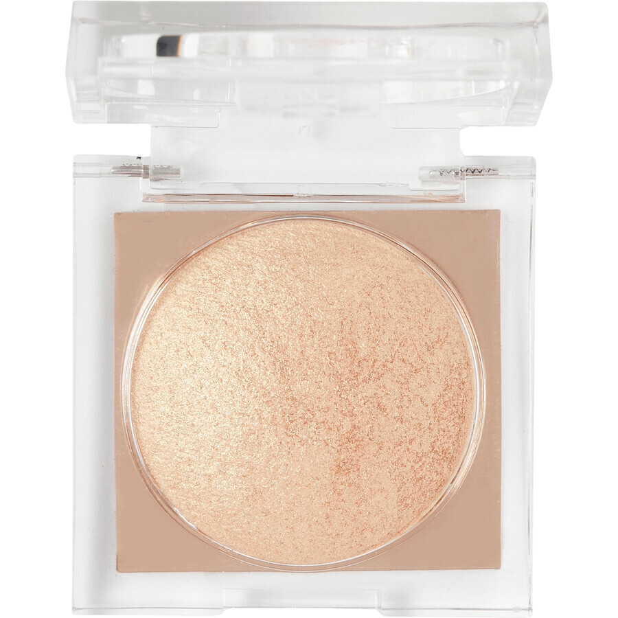 Revolution Beam Bright Bronze Baddie, iluminator compact cu pudră 2,45 g