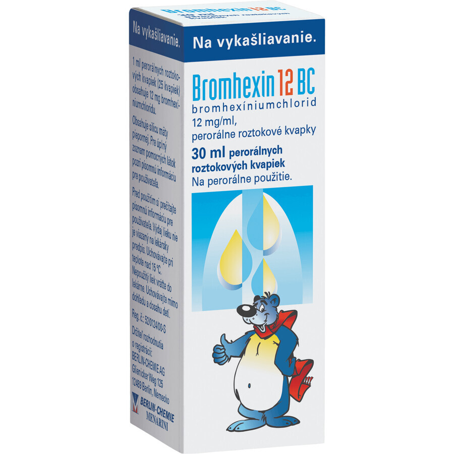 Bromhexine 12 BC gocce 30 ml