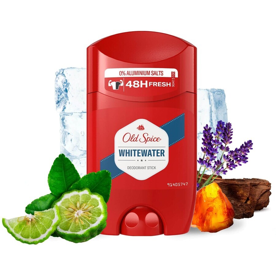 Old Spice Whitewater Deodorante solido con fresca fragranza 50 ml