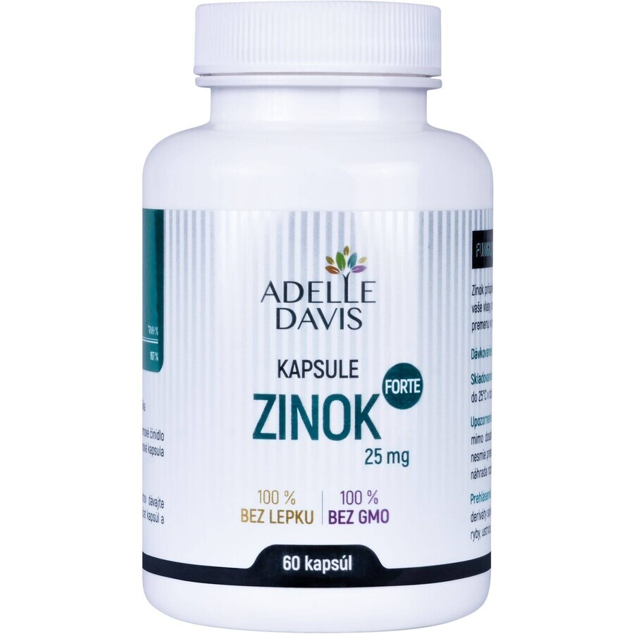 Adelle Davis Zinc FORTE 25 mg 60 capsules