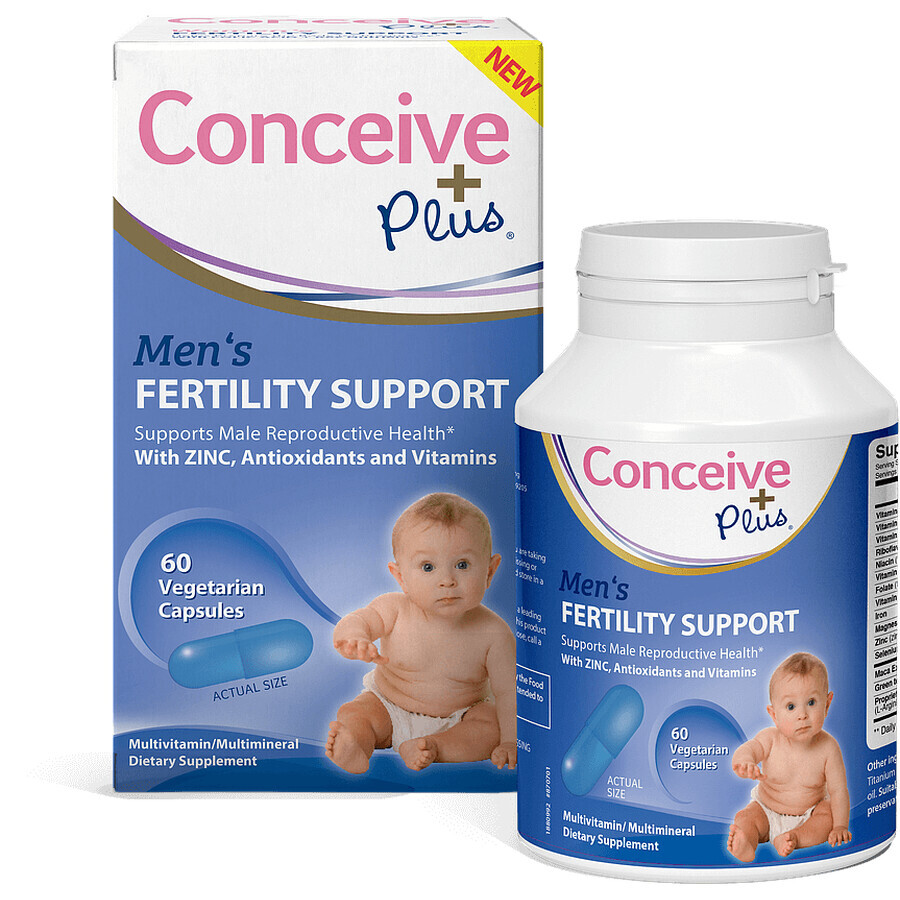 Sasmar Conceive Plus Men's Fertility Support - vitamine per uomini 60 capsule