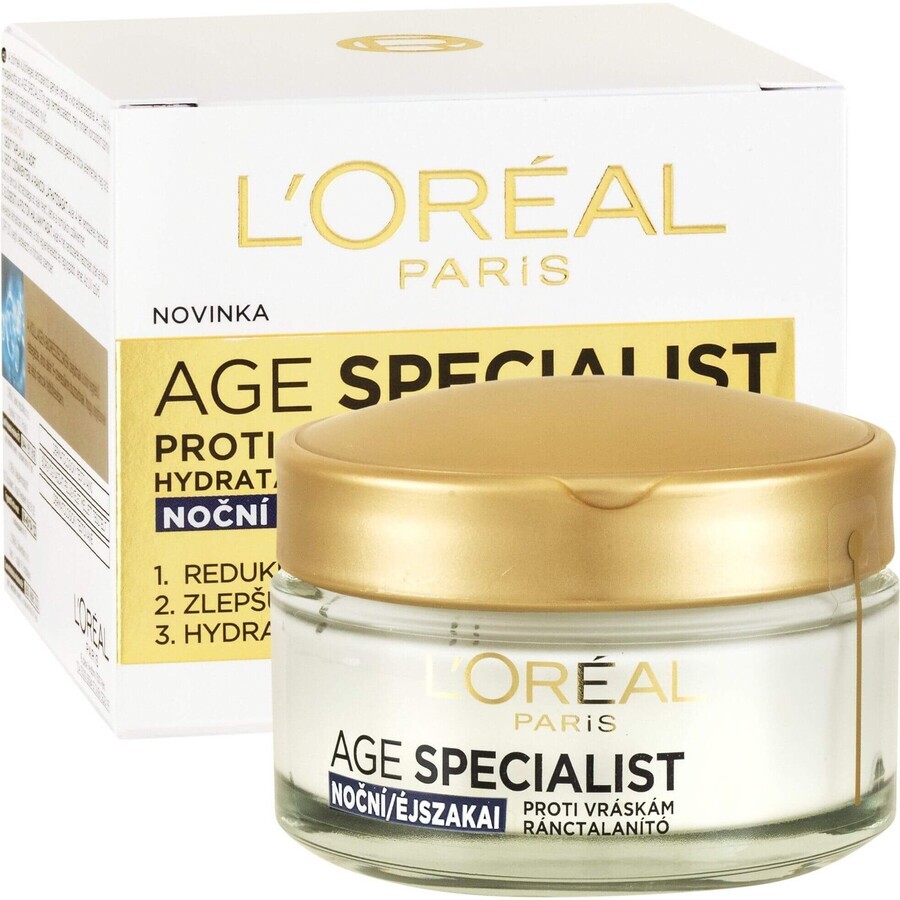 L'Oréal Paris Age Specialist 35+ Trattamento notte idratante antirughe 50 ml